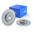 2x SKF BREMSSCHEIBEN 260mm VOLL HINTEN passend für HONDA INSIGHT JAZZ | VKBD 911