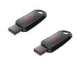 SanDisk Cruzer Snap USB 2.0 Speicherstick, Flash Drive, SDCZ62-128G-G35, 2 Stück