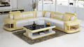 Design Ecksofa Leder Sofa Couch Polster Eck Sitz Wohnlandschaft Garnitur-L-Form