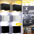 Wandleuchte LED Innen 2er/Set, 6W Wandlampe, Aluminium-Druckguss Wandleuchte