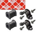 2x febi Stabilisatorlager 20mm + Halter für VW CADDY 3 4 langer Radstand hinten