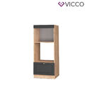 Mikrowellenschrank Küchenschrank Küchenmöbel Landhaus Fame-Line 60 cm Vicco
