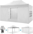 Pavillon Faltpavillon 3x3m 3x4,5m 3x6m Gartenzelt UV-Schutz Pavilon Pavillion DE