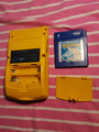 Nintendo Game Boy Color gelb + Pokemon Blau