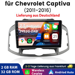 Android13 Apply Carplay Für Chevrolet Captiva 2011-2016 GPS Navi Autoradio USB