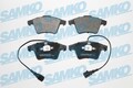 SAMKO 5SP1285 Brake Pad Set, disc brake for VW