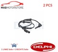ABS SENSOR DREHZAHLFÜHLER PAAR DELPHI SS21336-12B1 2PCS I FÜR LANCIA DELTA III