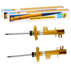 2x BILSTEIN B6 HOCHLEISTUNGS-STOßDÄMPFER GASDRUCK VORNE passend für FIAT PANDA