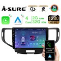 DAB+ Android 14 Autoradio GPS Navi CarPlay Kam Für Honda Accord 8 VIII 2008-2012