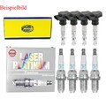 4x MAGNETI MARELLI Zündspule+4x NGK Zündkerze Laser Platinum für VW Golf IV 1J1