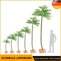 Künstliche Palme mit LEDs Warmweiß Kunstbaum Deko mehrere Auswahl vidaXL