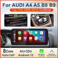 10.25' Android 8-Kern Autoradio CarPlay GPS Navi 4G für Audi A4L A5 B8 2009-2016