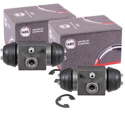 2x A.B.S. RADBREMSZYLINDER SATZ passend für FORD TRANSIT TROMMELBREMSE