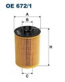 Filtron OE 672/2 Ölfilter für ALPINA BMW Schmierung