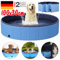 Hundepool Swimmingpool Hunde Pool Faltbar Hundebad Doggy Plantschbecken Becken