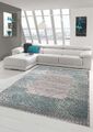 Designer Teppich Moderner Teppich Wohnzimmer Teppich Bordüre und Ornamente Kurzf