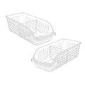  2 Pcs Dosen Organizer Kühlschrank Transparente Aufbewahrungsbox Mülleimer