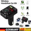 Bluetooth FM Transmitter KFZ Autoradio MP3 Player Dual USB Ladegerät Adapter