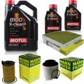 MANN Inspektionspaket 7L Motul X-clean 5W-30 für Audi Q5 SQ5 TDI quattro 3.0