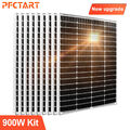 900W Solarpanel 12V Solarmodul Solarzelle PV Modul für Wohnwagen Camping Zuhause