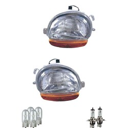 Scheinwerfer Set rechts & links Halogen H4 für Renault Twingo I inklusive Lampen