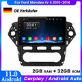Carplay Für Ford Mondeo IV BA7 2010-2014 Autoradio GPS Nav Android12 DAB+ 2+32GB