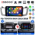 DAB+ Android 15 Autoradio 2+32G Carplay GPS Navi RDS Für TOYOTA RAV4 2013-18 KAM
