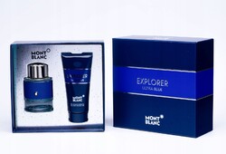 ⭐⭐ Mont Blanc EXPLORER ULTRA BLUE Set Edp 60ml + Duschgel 100 ml Neu OVP ⭐⭐