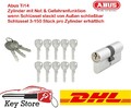 ABUS TI14 Schließzylinder - 30/30 mm bis 45/60 mm - Schlüsselanzahl wählbar