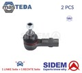 71233 SPURSTANGENKOPF AXIALGELENK VORNE SIDEM 2PCS NEU OE QUALITÄT