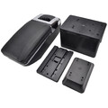  Auto Armlehne Mittelarmlehne Schwarz Kunstleder mit Staufach Neu PKW  Universal