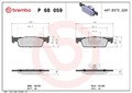 BREMBO Bremsbelagsatz, Scheibenbremse P 68 059 für DACIA RENAULT SMART