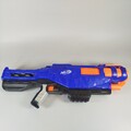 NERF Elite Surgefire Blaster – Spielzeugpistole, Blau/Orange