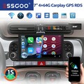 Für FIAT PANDA 312 2013-2020 DAB+ Carplay Autoradio GPS NAVI BT Android15 4+64GB