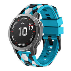 Für Garmin Fenix 7 7X 6 6X Pro Solar 5 5X Plus 3HR Epix Pro Gen2 Silikon Armband