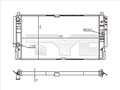 TYC Wasserkühler Für VW Transporter Caravelle T4 90-03 7D0121253