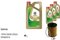 MANN-FILTER Ölfilter 8L CASTROL EDGE 5W-30 M für BMW 6er Cabriolet 650i