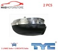 BLINKER BLINKLICHT BLINKLEUCHTE TYC 337-0217-3 2PCS I FÜR VW PASSAT,BEETLE,CC