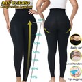 Anti Cellulite Hohe Taille Bauchweg Miederhose Kompression Leggings Shapewear DE