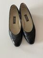 BALLY Schuhe Pumps Damen Gr. EU 36 Leder Schwarz