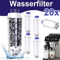Wasserfilter passend für DeLonghi DLS C002, SER 3017, ECAM ESAM ETAM Serie (20x)