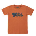 T-Shirt Fjallraven Kinder Logo Terrakotta braun