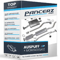 Auspuffanlage für Nissan Almera II 1.8 Stufenheck Euro3 2002-2006