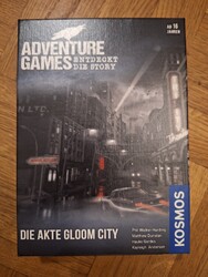 KOSMOS | Adventure Games | Die Akte Gloom City | wie neu | Kooperation, Spiel