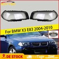 Paar Scheinwerfergläser Abdeckung Streuscheibe Linsen für BMW X3 E83 2004-2010