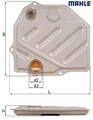 MAHLE HX46 Hydraulikfilter für Automatikgetriebe Hydraulikfilter Filter 