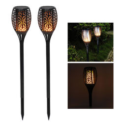 Solarleuchte SolarLampe 96 LED Solar fackel Garten Beleuchtung Flamme SolarLicht✅Anzahl 1-20x ✅IP65 ✅3 Modi ✅Lebendsdauer ca.50.000 hrs
