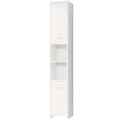CASARIA® Hochschrank Badschrank Badezimmerschrank Badmöbel Schrank Regal Weiß