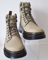 DR. MARTENS Tarik extra robuste Allzweckstiefel BLASS OLIVE HERREN Größe UK 8 EU 42 NEU