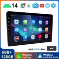 DAB+ 8-Core 9" Carplay Doppel 2 DIN Android 14 6+128G Autoradio GPS Navi RDS BT